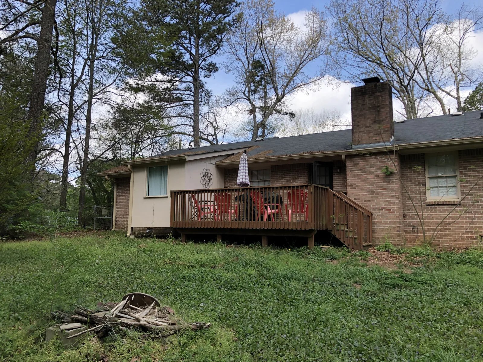 A home with back taxes owed